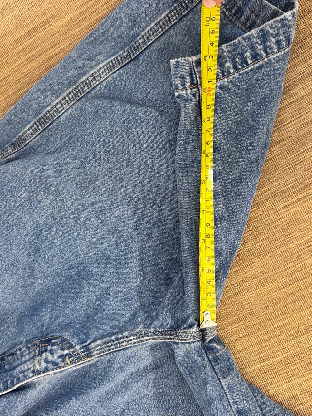 Vintage Women’s Route 66 Denim Cargo Shorts - Picture 7 of 9